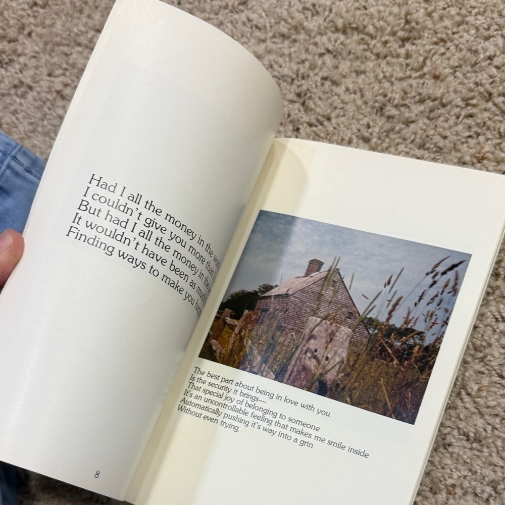 Kiss The Day Goodbye Softly Book of pics & poems, Vintage from Belk, Bob Taylor - Picture 6 of 9